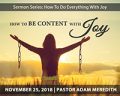 Icon of HOW TO BE CONTENT WITH JOY